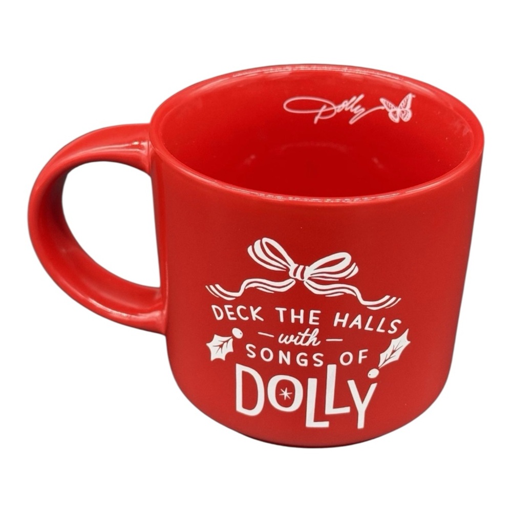 Dolly Parton “Deck the halls with songs of Dolly” 16oz Mug